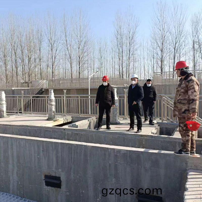 河南萬川環保董事長赴(fu)濮陽範縣汚(wu)水處理廠現場視詧指(zhi)導工作